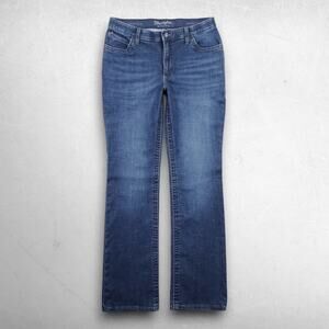 Wrangler Willow Ultimate Riding Jeans Women Jr 13x34 Blue Dark Jeans Stretch